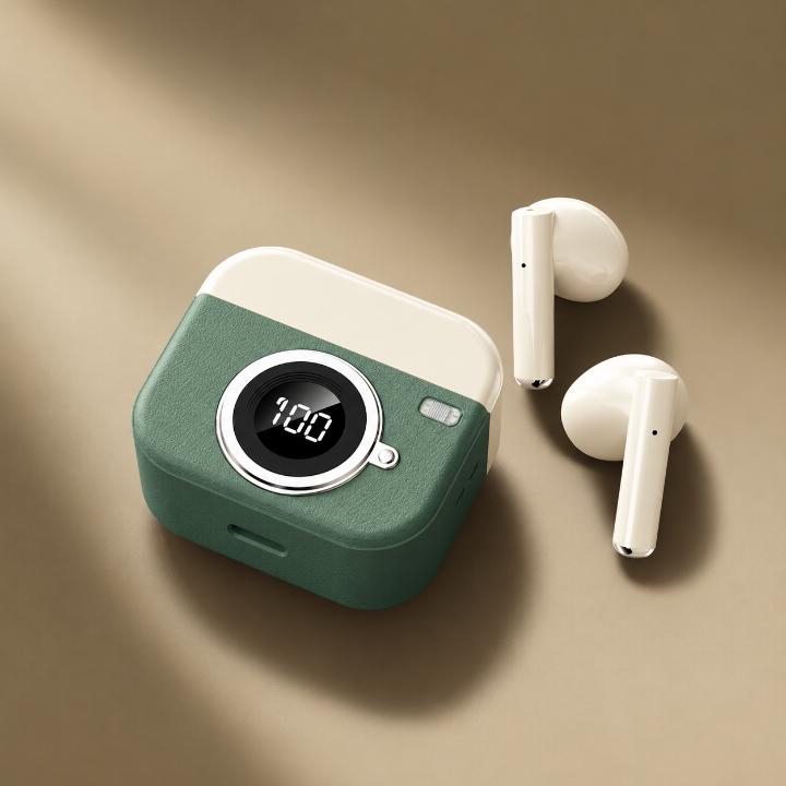 Cartoon Camera-Shaped Semi-In-Ear Headphones – photo 2